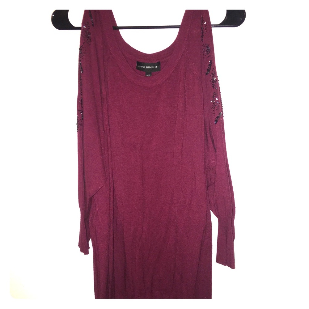 Lane Bryant Cold Shoulder Sweater